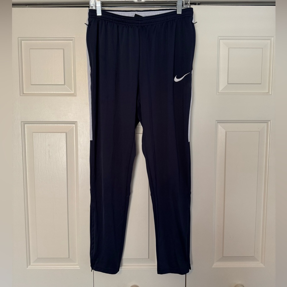 Nike Sweatpant/Performance Jogger - Navy w/ White stripes